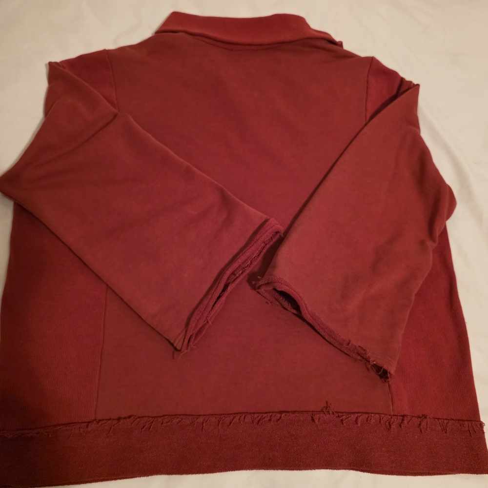 Red Long Sleeve Top
